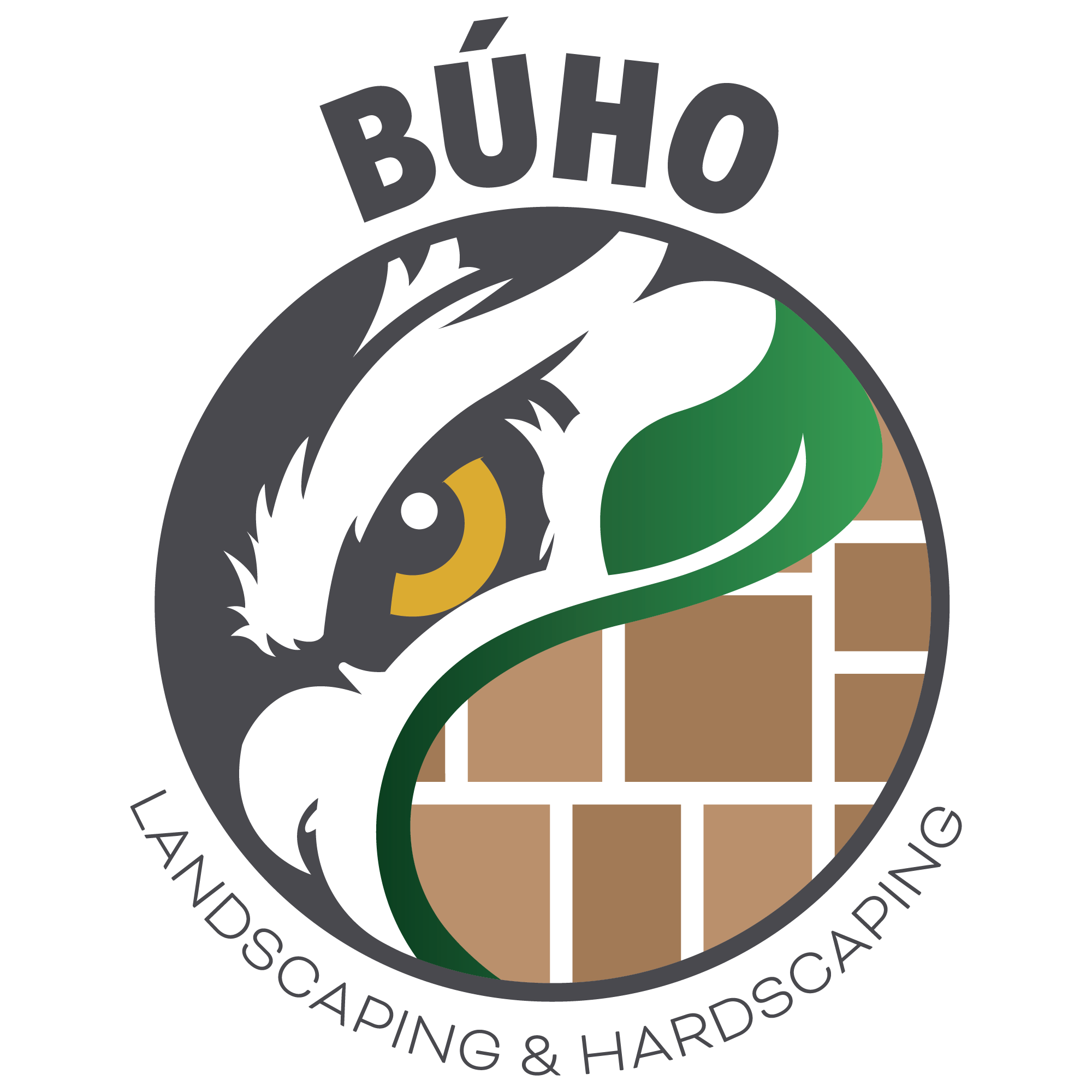 Búho Landscaping and Hardscaping Logo